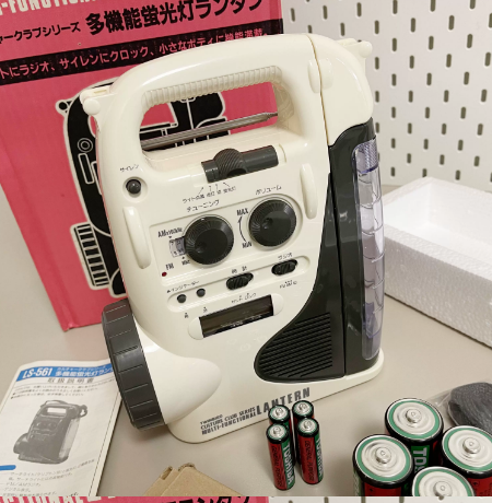 日本双鸟TWINBIRD LS561收音机+手电筒+荧光灯一体机