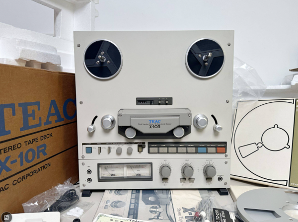 全新1979年TEAC X-10R 6磁头4轨双向10寸 开盘录音机