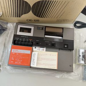 全新1982年夏普SHARP CE125微型磁带机 多功能打印播放器