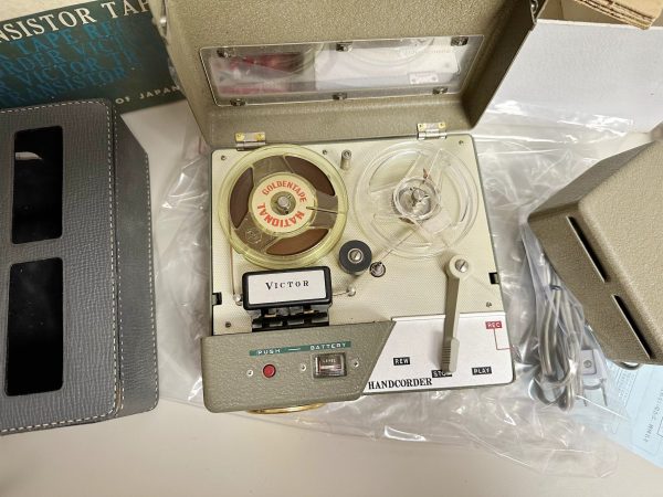 全新1971年 胜利VICTOR TR-403 开盘磁带机录音外放机型