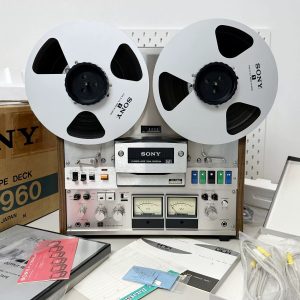 全新1975年索尼SONY TC-7960开盘机 4轨10寸双向录音机皇