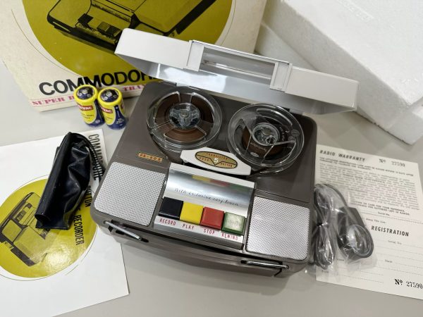 全新1965年COMMODORE PB-808 开盘机磁带机 小型录音机