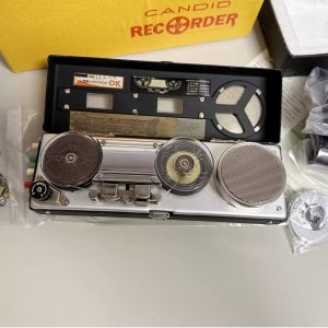 全新1964年ELECTRA 770 掌上间谍开盘磁带录音机古董收藏