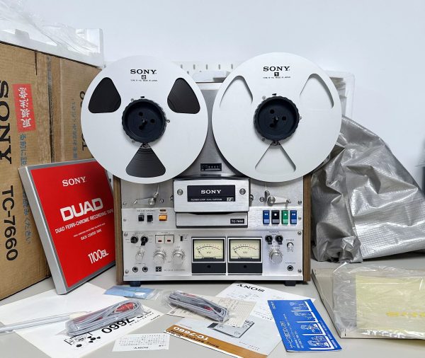 全新1975年索尼SONY TC-7660开盘机 10寸4轨超级磁带录音机