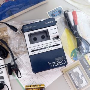 全新1982年索尼SONY M80 微型磁带录音机随身听 超级机皇