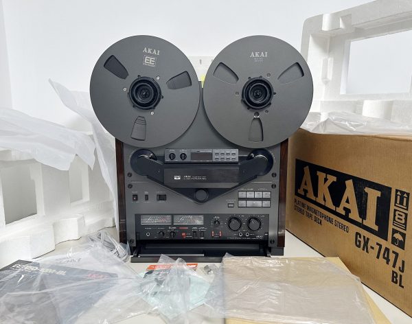 全新1981年雅佳AKAI GX-747开盘磁带机 6磁头双向4轨机型