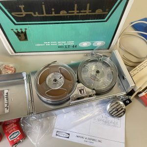 全新1964年日本JULIETTE LT-44 掌上开盘磁带机 录音机型