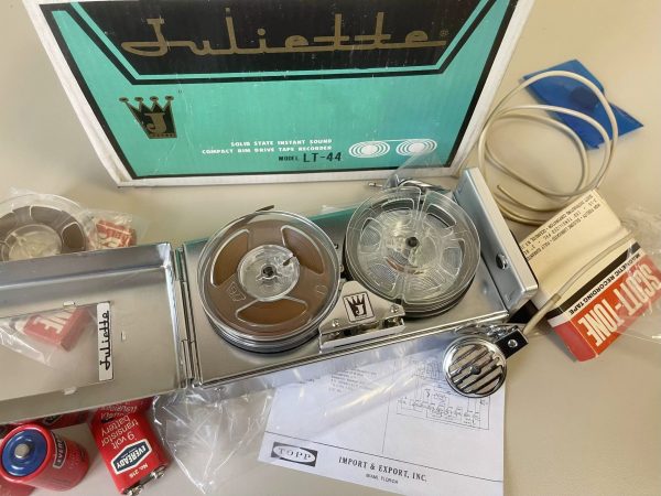 全新1964年日本JULIETTE LT-44 掌上开盘磁带机 录音机型