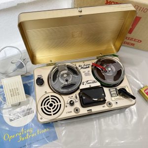 全新1962年 HONEYTONE JT110G 掌上开盘磁带机经典录音机