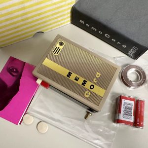 全新1963年STUZZI MEMOCORD 304 掌上开盘磁带间谍录音机