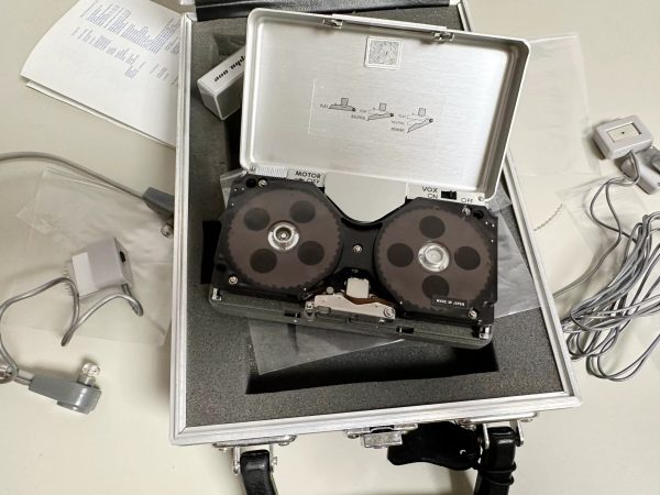 全新1972年AMEREX ALPHA ONE 立体声掌上 间谍开盘录音机