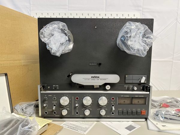全新1980年瑞士REVOX B77 MK2开盘磁带机4轨10寸旗舰机型