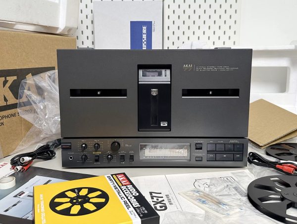 全新1981年雅佳AKAI GX77BL 6磁带头7寸双向超级开盘机皇