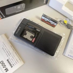 全新1990年索尼SONY M-550 微型磁带机 迷你MIC录音机型