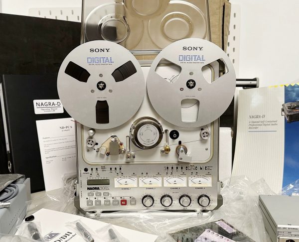 全新1992年南瓜NAGRA D 移动数字开盘机 磁头+磁鼓录音机