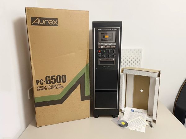 全新1975年东芝TOSHIBA PC-G500 家用八轨磁带机立式机型
