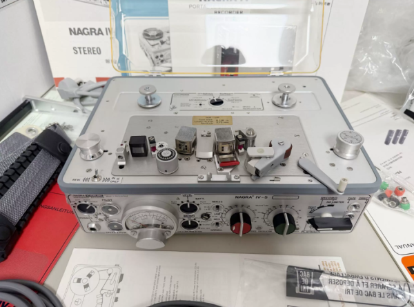 全新1971年南瓜NAGRA IV-S NQS-LSP移动式开盘磁带录音机