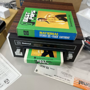 全新1976年松下NATIONAL RS-822U八轨磁带机怀旧收藏机型