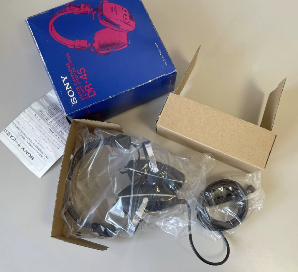 索尼SONY DR-45 头戴耳机 经典怀旧复古大耳罩耳机