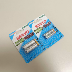 三洋SANYO BP2700/1000 充电电池 5号/7号循环使用型
