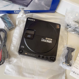 1990年索尼SONY D-99 CD机随身听 全金属经典播放器