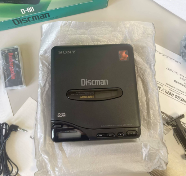 1990年索尼SONY D66 CD随身听 2DA重低音抗震机型