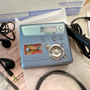 2002年索尼SONY MZ-N505 MD随身听 经典NET录音机型