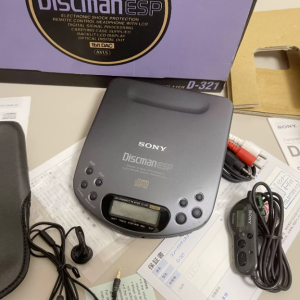 1993年索尼SONY D321 CD随身听 超续航ESP抗震1BIT机
