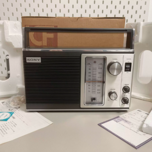 1970年索尼SONY ICF-7480收音机 多功能OTL-ITL机型