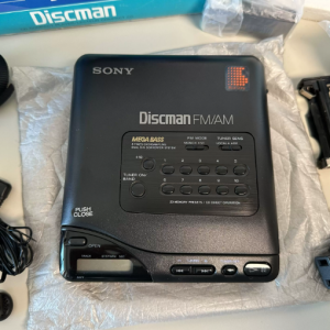 1991年索尼SONY D-T66 CD随身听 全金属收音机型