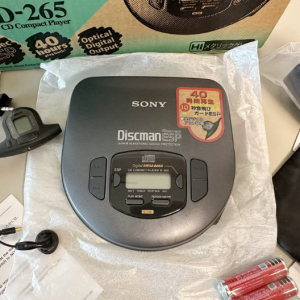1996年索尼SONY D-265 CD机随身听 经典光纤高音机型