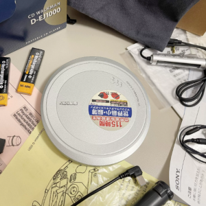 2001年索尼SONY D-EJ1000 CD随身听 GP+EL镁合金机型