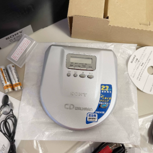 1998年索尼SONY D-E707 CD随身听ESP2+LCD玻璃制面机