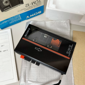 1984年索尼SONY TCM-12 磁带录随身听 怀旧外放录音机型