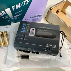 1996年索尼SONY TCM-59磁带随身听 外放收音录音机型
