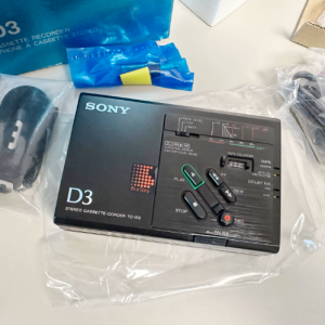 1985年索尼SONY TC-D3 磁带随身听 专业录放直驱机皇
