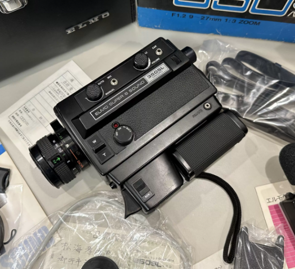 1977年爱尔莫ELMO 350SL 八毫米胶片有声机械摄像机