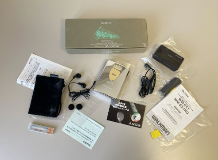 【全新稀少】1994奶奶索尼SONY WM-EX1HG 磁带随身听玻璃镜面机型