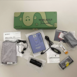 【全新稀少】1995年索尼SONY WM-EX2磁带随身听 金属竖开单放机型