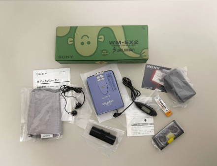 【全新稀少】1995年索尼SONY WM-EX2磁带随身听 金属竖开单放机型