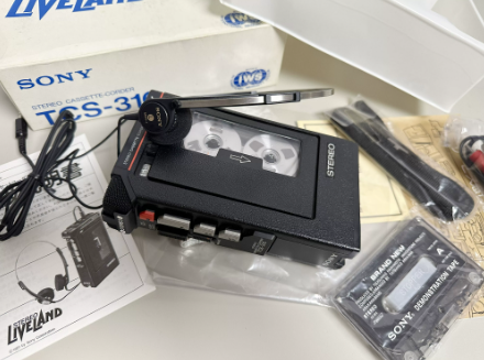 【全新稀有】1981年索尼SONY TCS310磁带随身听 大推力外放录音机
