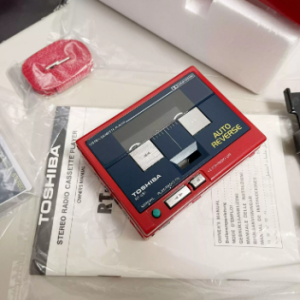 【全新罕见】1980年东芝TOSHIBA RT-CS1 磁带随身听 字母组合机型