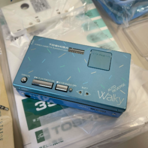 【全新罕见】1984年东芝TOSHIBA KT-AS10磁带随身听 半截单放机型A
