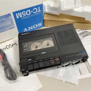 【全新罕见】1980年索尼SONY TC-D5M 便携磁带录音机 外放录音机
