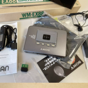 【全新稀少】1991年索尼SONY WM-EX88磁带随身听金属磨砂推盖典机
