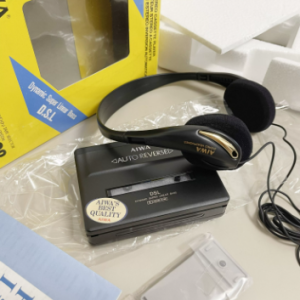 【全新稀少】1992年爱华AIWA HS-P108 磁带随身听 全金属大耳机型