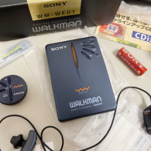 【全新罕见】1999年索尼SONY WE01磁带随身听 无线机+强音效机型