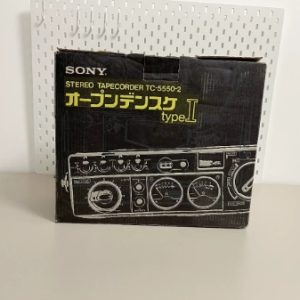 【全新罕见】1975年索尼SONY TC-5550 开盘机 2轨5寸便携至尊机皇