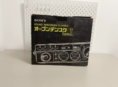 【全新罕见】1975年索尼SONY TC-5550 开盘机 2轨5寸便携至尊机皇
