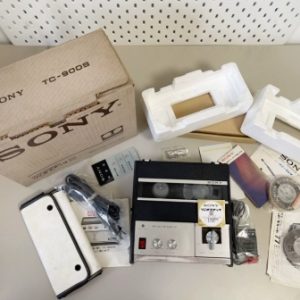 【全新罕见】1965年索尼SONY TC-900 开盘机 4轨5寸录音便携机型